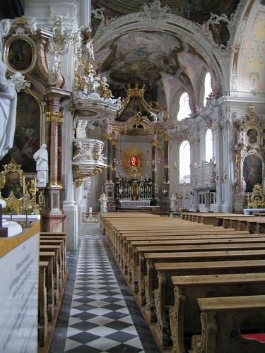 church at Swiss Alps