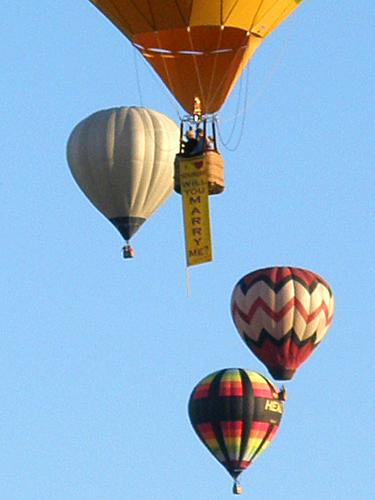 massive early-morning hot-air balloon launch at the Albuquerque Balloon Festival in New Mexico