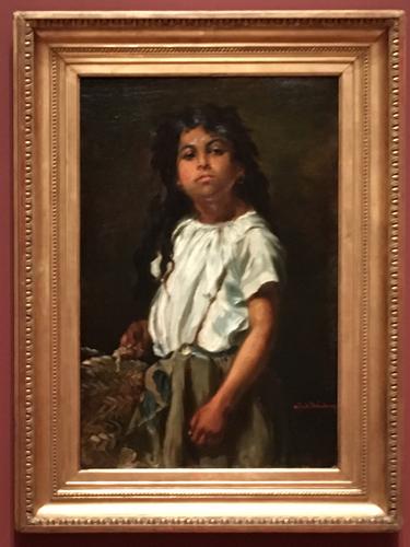 Little Gypsy by Edme-Alexis-Alfred Dehodencq at the Baltimore Museum of Art