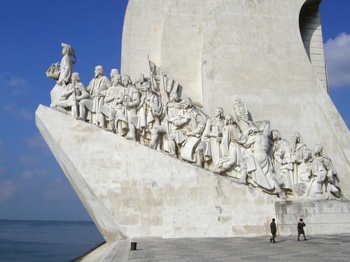 Monument to the Explorers on the waterfront in Lisbon, Portugal