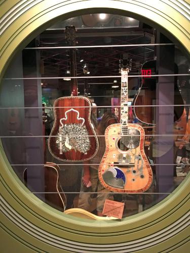 museum display at CF Martin & Co. Guitar Factory at Bethlehem, Pennsylvania
