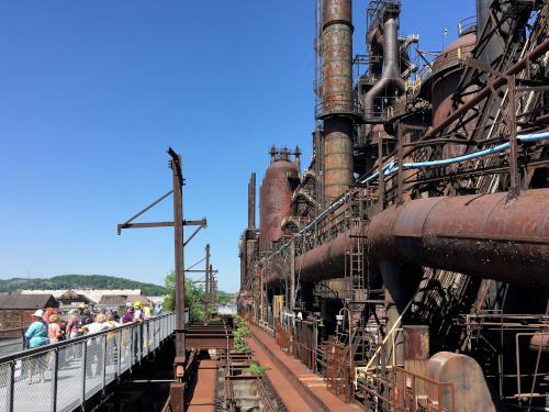 steel factory remnants at Bethlehem, Pennsylvania