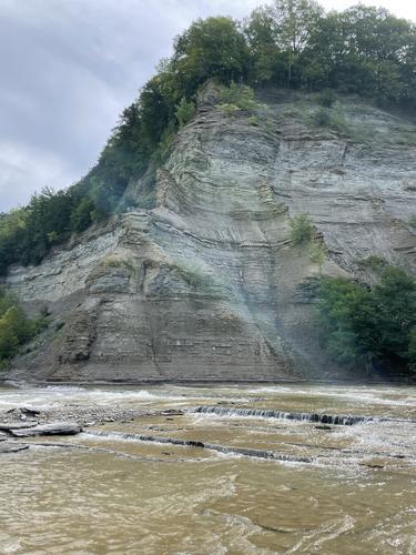 cliff in September at Zoar Valley near Buffalo, NY