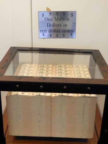 mighty-big money block at the Bureau of Printing and Engraving in Washington DC
