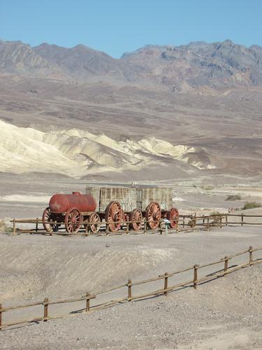 wagon at Death Valley