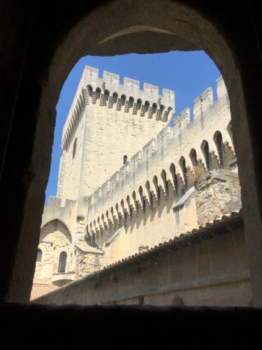 Pope's Palace at Avignon in France