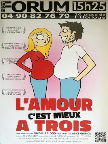 theater poster at Avignon in France