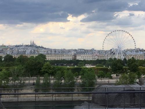 view from Orsay Musuam in Paris, France