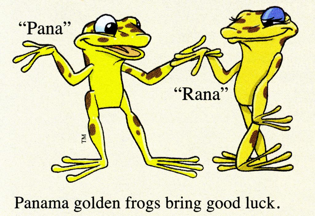frog ad for Panama travel