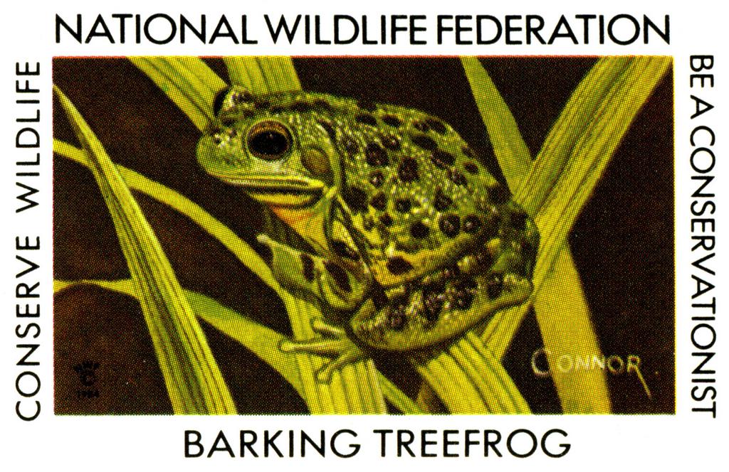 1984 Barking Treefrog Stamp