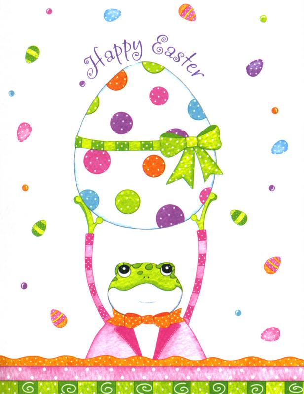 frog Easter greeting