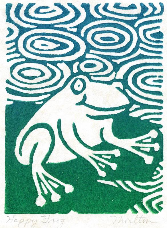happy frog card