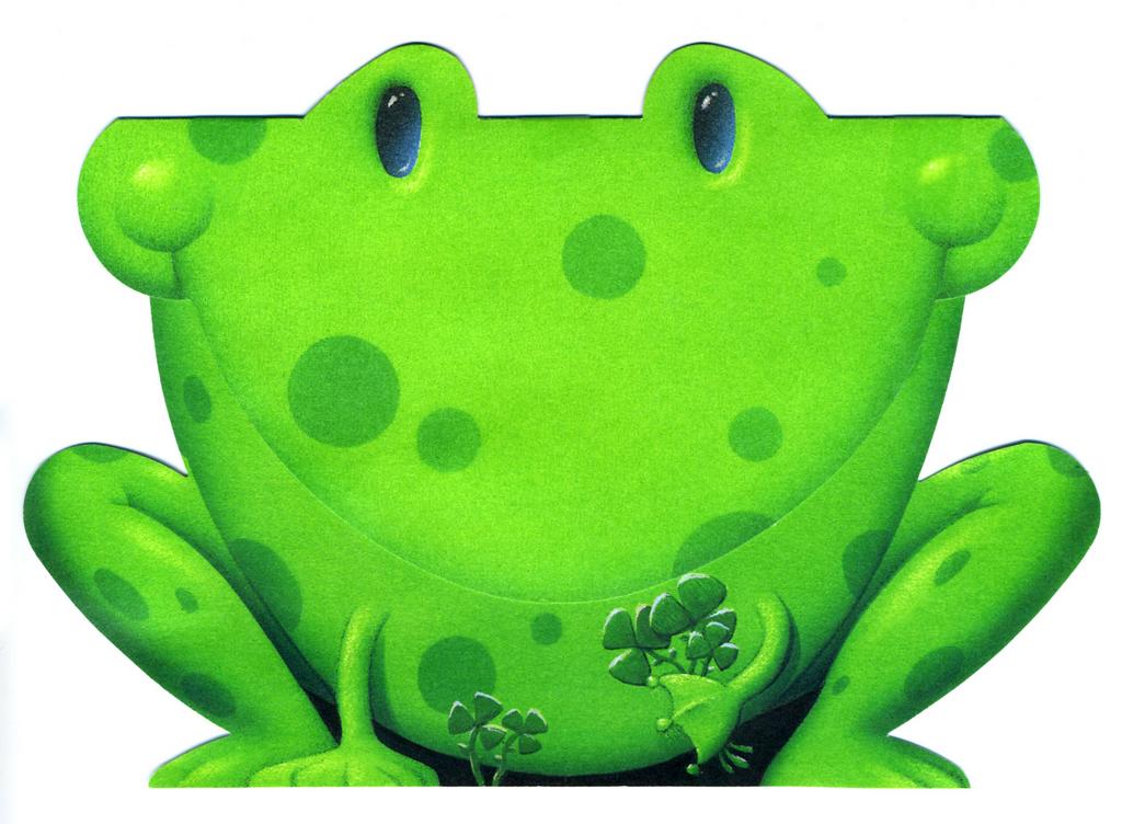 St. Patrick's frog card