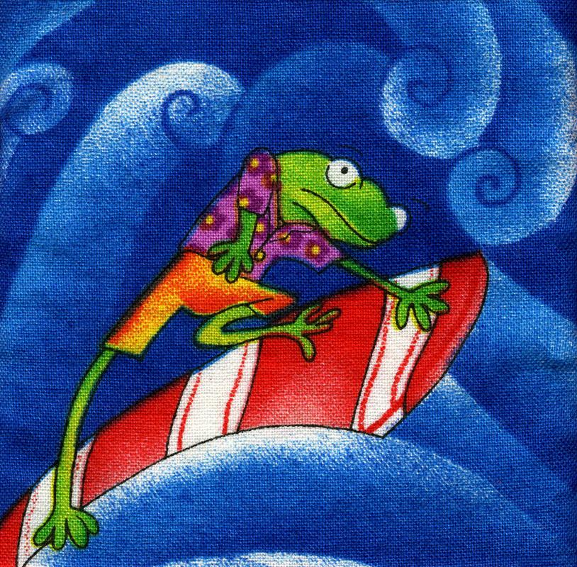quilt frog design