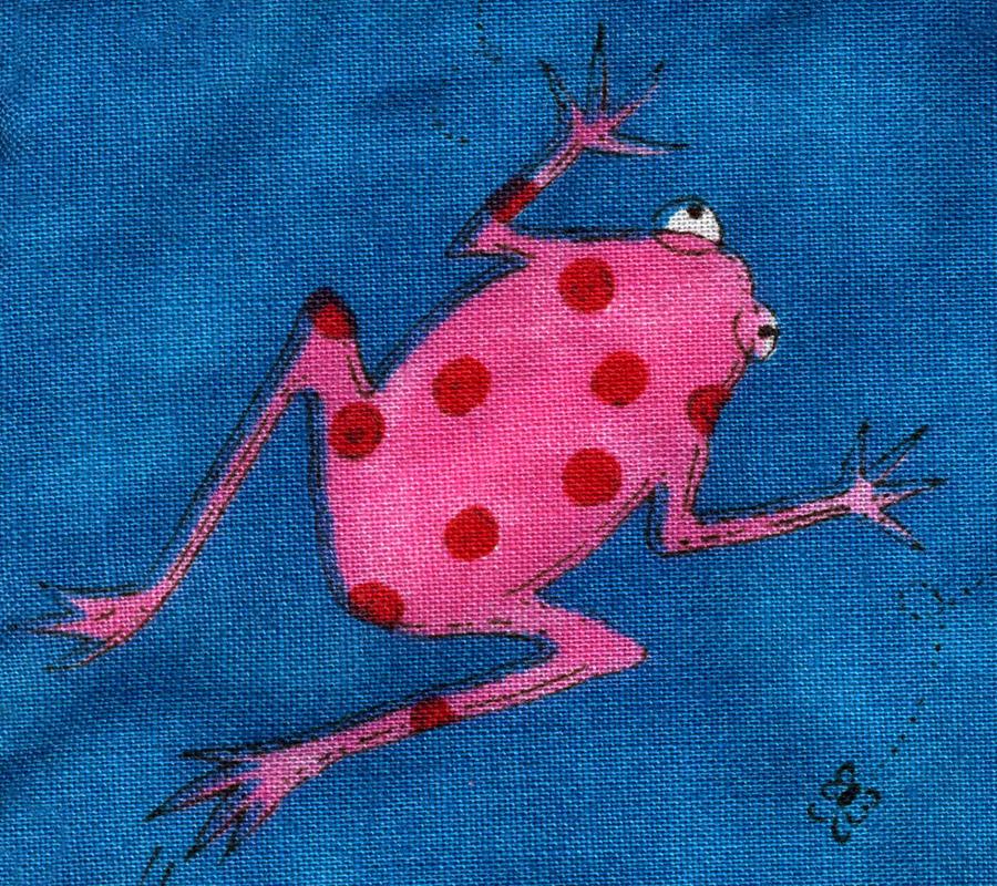 quilt frog design