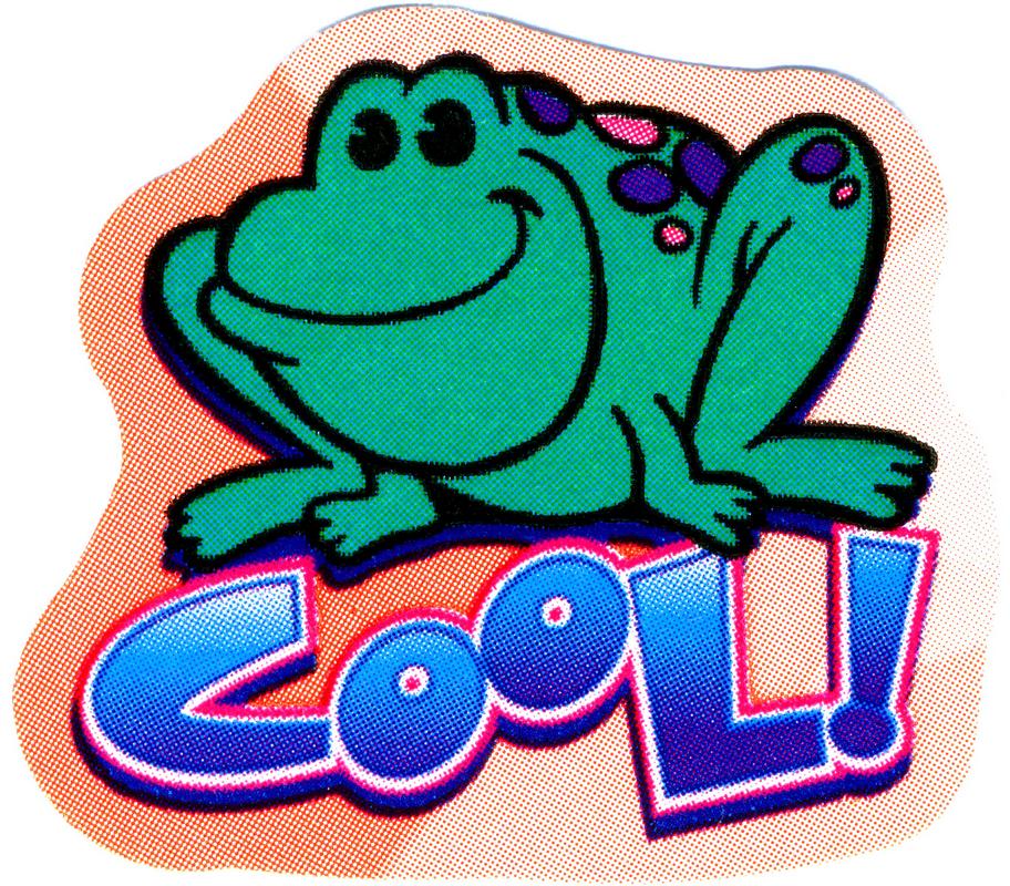 cool frog sticker