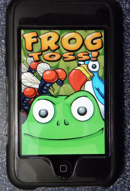 Frog Toss iTouch game