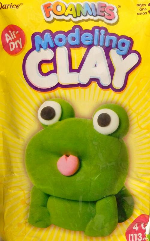 foam clay frog