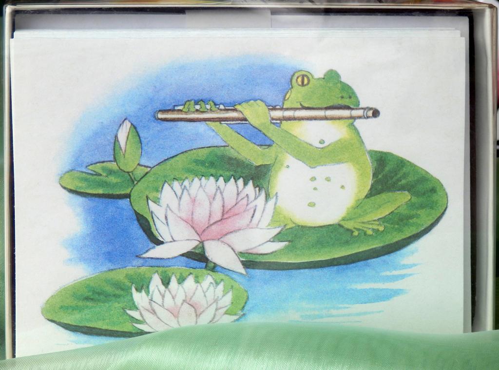 frog-and-flute cards