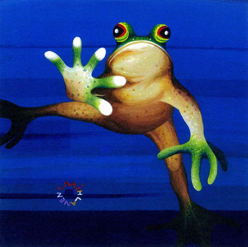 frog painting