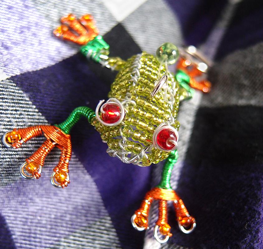 jewel bead frog