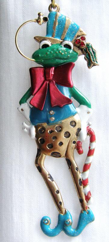 dandy frog Christmas-tree ornament