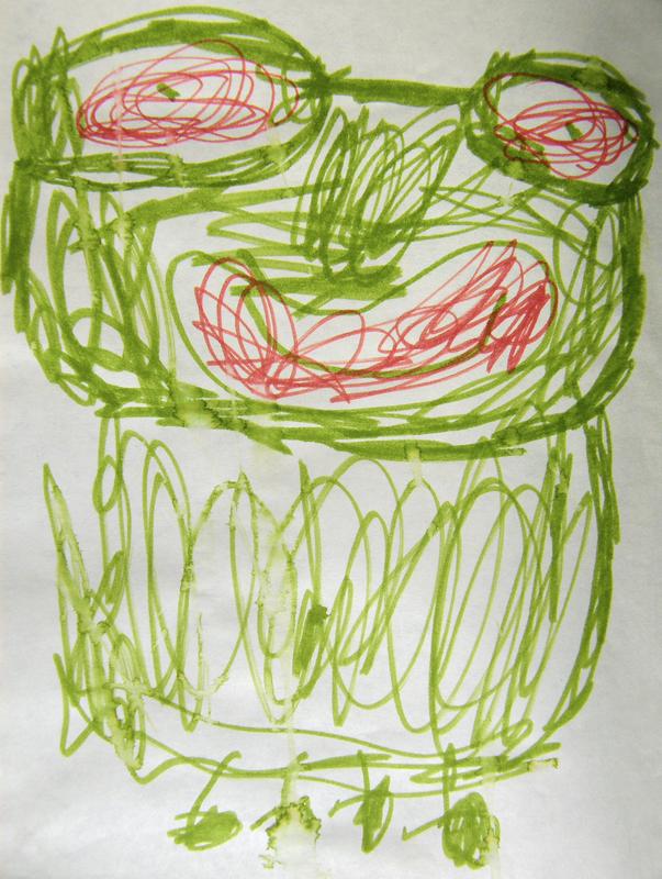 frog drawing