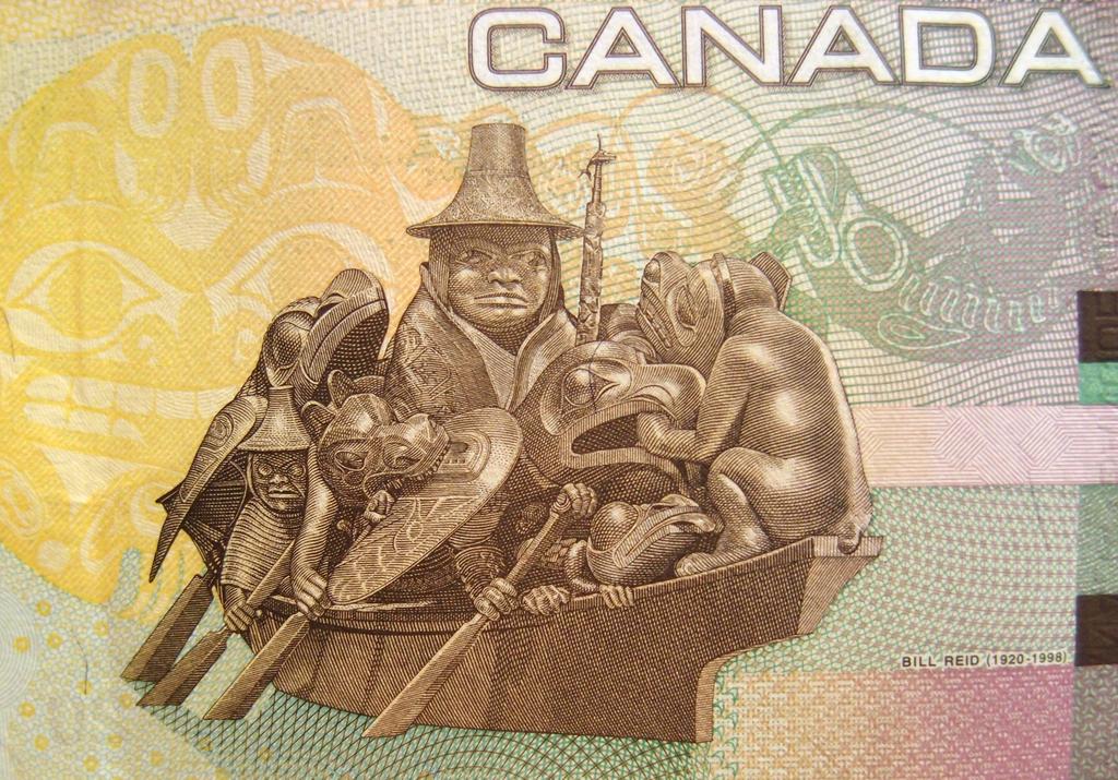 illustration on Canadian 20-dollar bill
