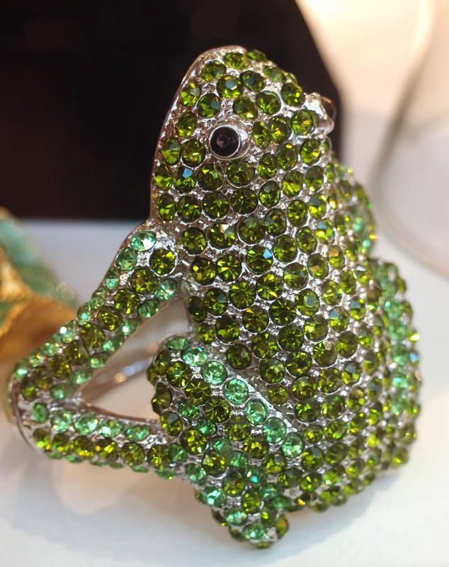 bejeweled frog