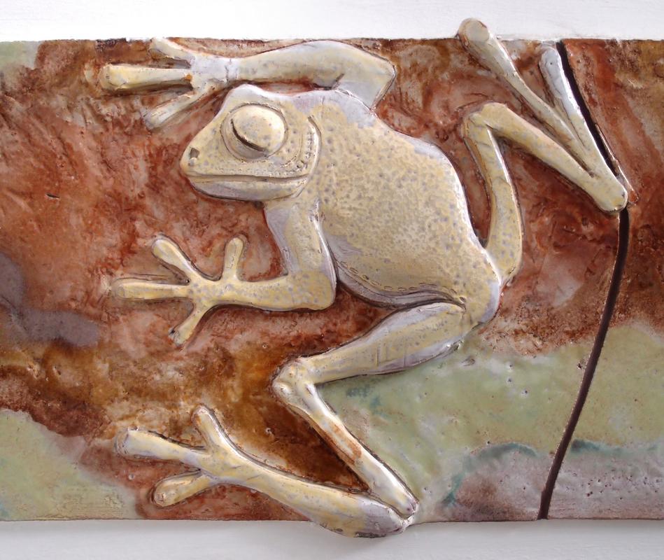 frog mural
