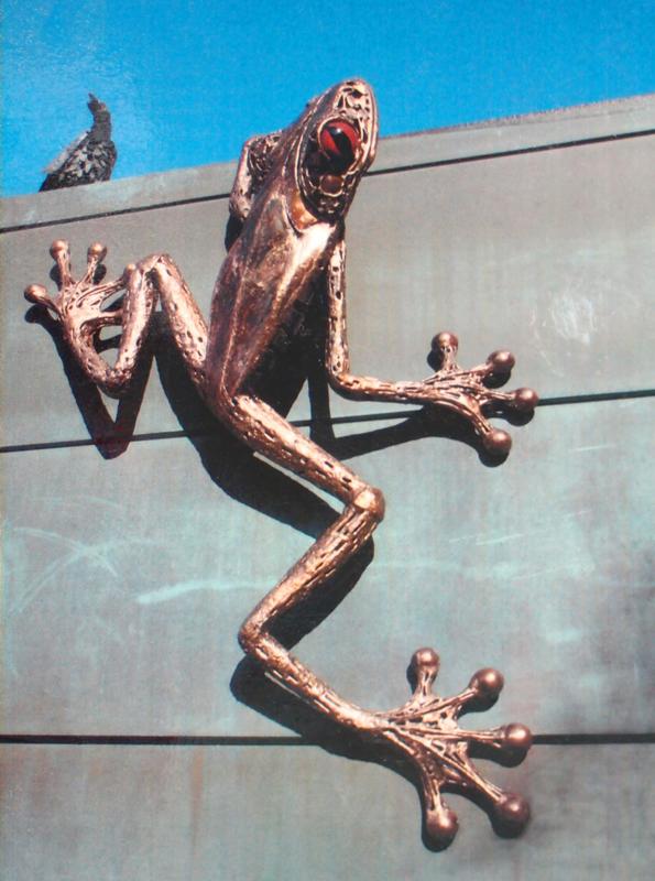 metal frog