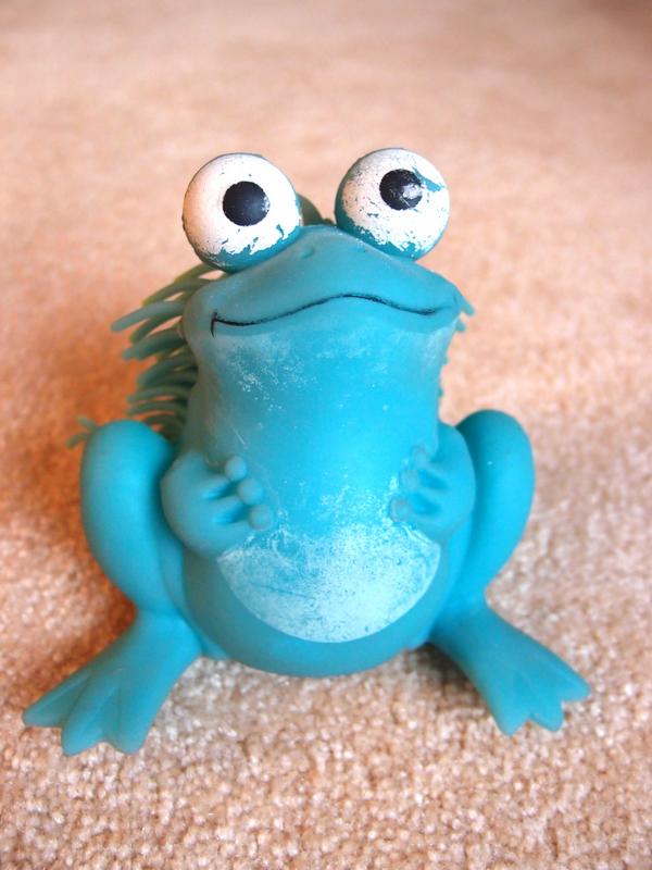 Rubber frog