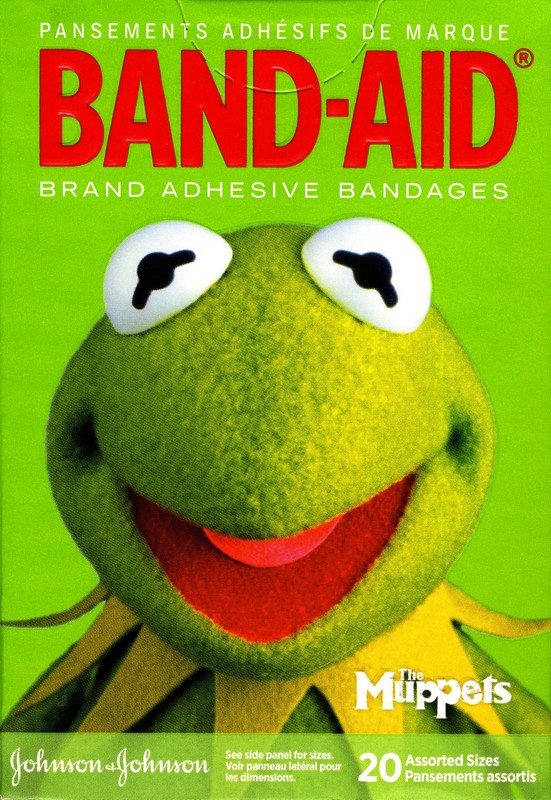 Kermit bandaids