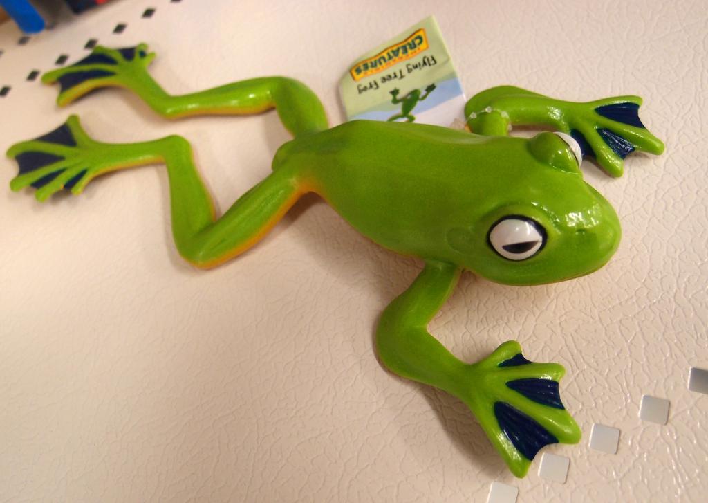 toy flying tree frog