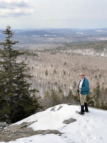 summit in March at Aarons Ledge in southern New Hampshire