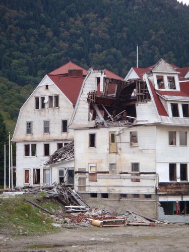 major reconstruction of the Balsams Hotel in Dixville Notch, New Hampshire