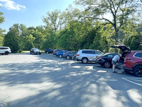parking in September at Acton Arboretum in northeast MA
