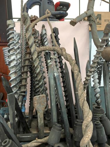 drill bits and chisels at Andres Institute of Art in New Hampshire