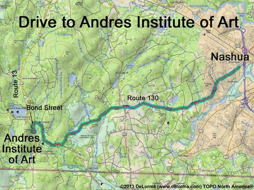 Andres Institute of Art drive route