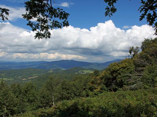 view northeast into the Green Mountains of Vermont from Antone Mountain in southwest Vermont