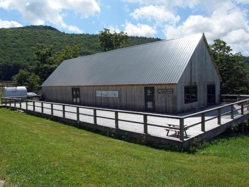 maple syrup production building at Merck Forest and Farmland near Antone Mountain in southwest Vermont