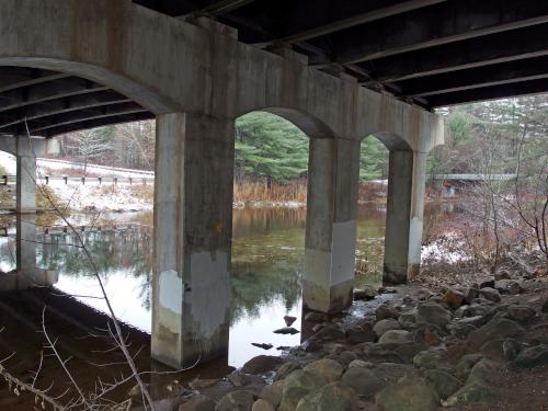 Route 9 bridge over the trail at Ashuelot River Park, Keene, NH