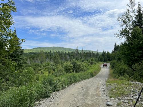 Farr Road in July on ATV hikes near Pittsburg in northern New Hampshire