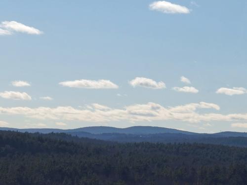 view from Badger Mountain in southern New Hampshire
