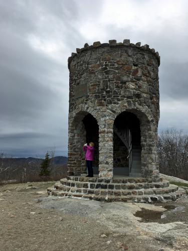 tower at the summit of Mount Battie in Maine