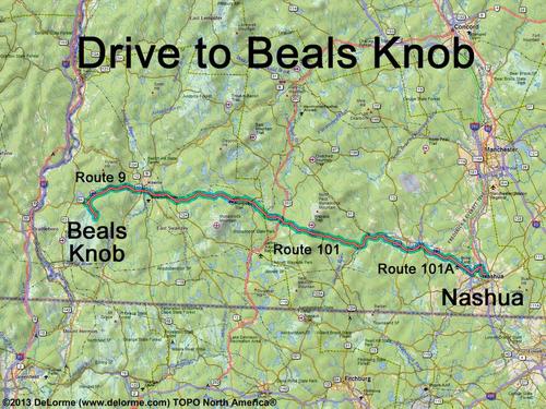 Beals Knob drive route