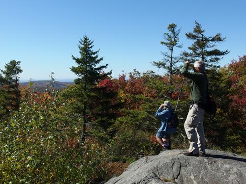 Lance and Dick at the summit of Beech Hill in Dublin, New Hampshire