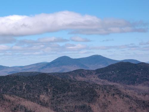 view of Jay Peak in April from Belvidere Mountain in Vermont