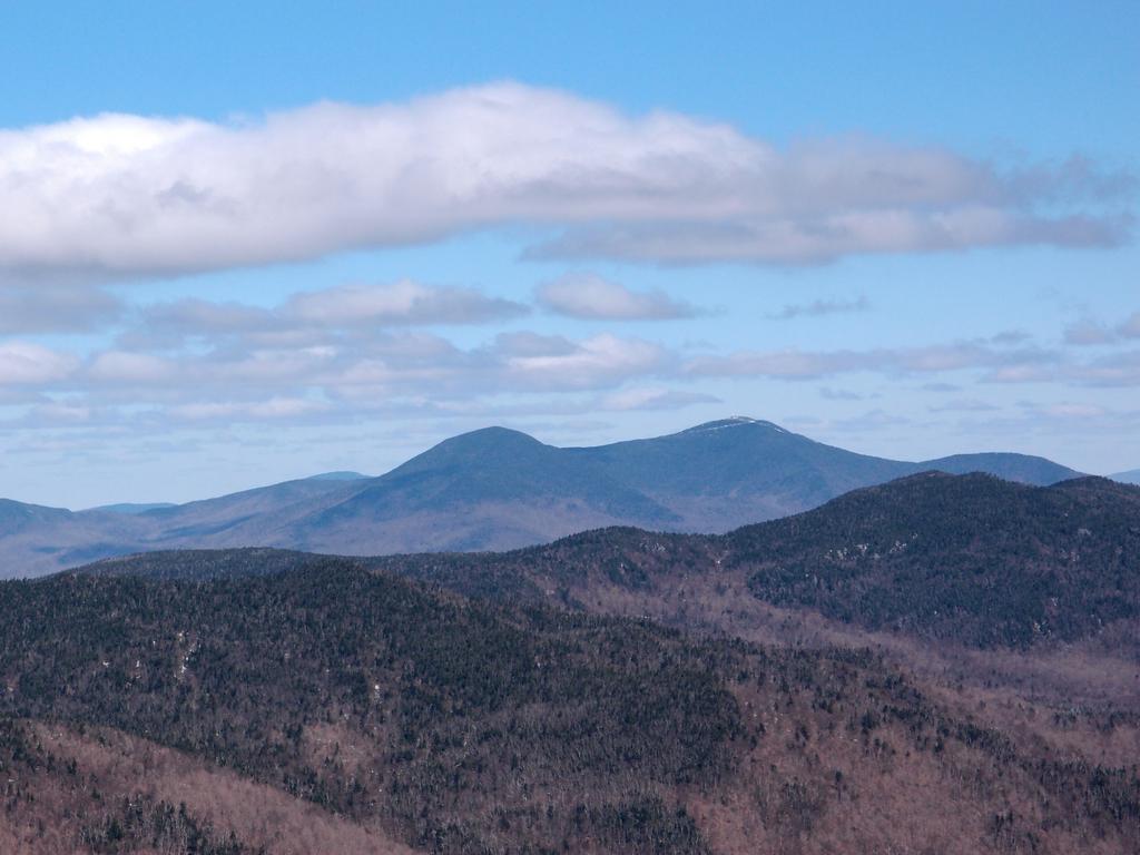 view of Jay Peak in April from Belvidere Mountain in Vermont