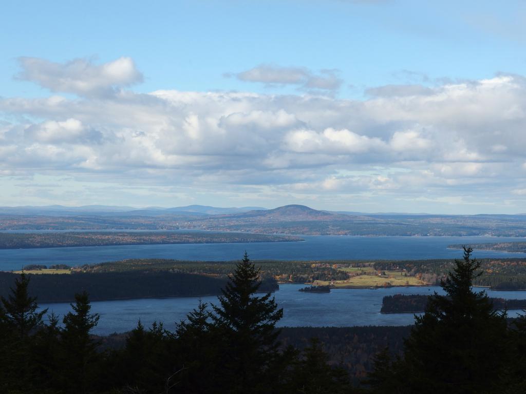 view from Bernard Mountain within Acadia Park in coastal Maine